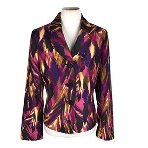 KASPER Single Breasted Polyester Lined Blazer